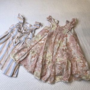 Girls Lot of 2 Dresses Size 3T